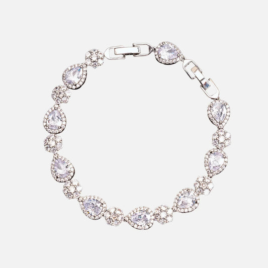 BLOSSOM DROP BRACELET - SILVER